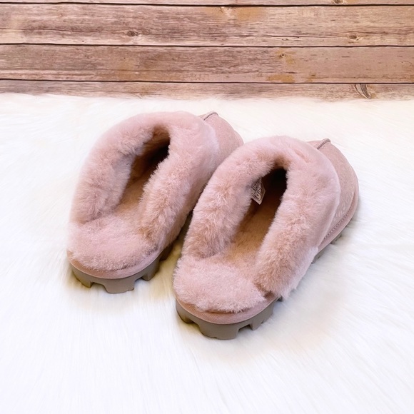 UGG Coquette Snow Leopard Quartz Slippers - Picture 2 of 6